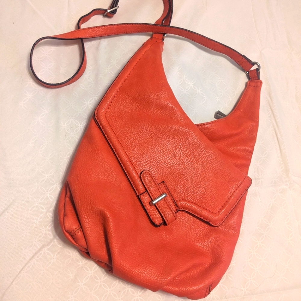 PURSE - orange multi-pocket purse